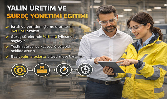 Yalın Üretim ve Süreç Yönetimi Eğitimleri