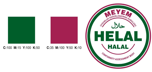 Dökümanlar - Şekil C: MEYEM Helal Logosu Format ve Renkleri